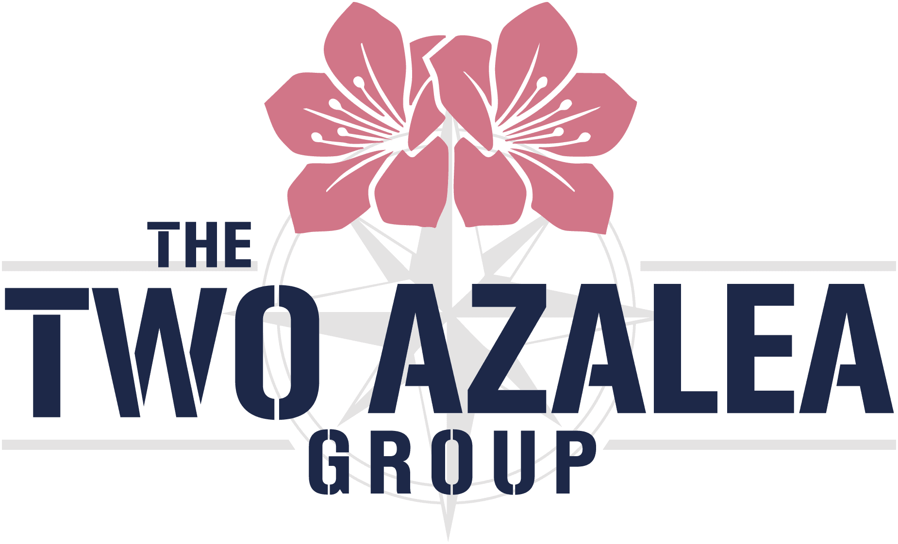 The Two Azalea Group Logo - Two Azalea Flowers